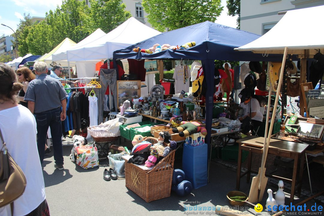 Flohmarkt Kreuzlingen und Konstanz am Bodensee, 10.06.2018