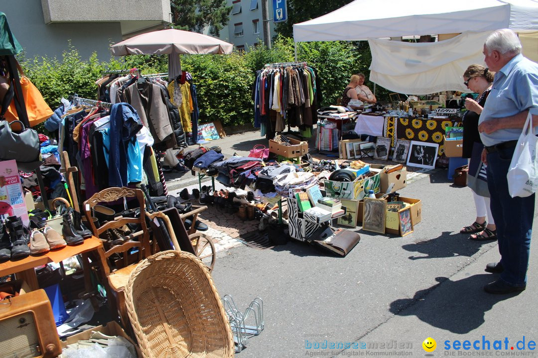 Flohmarkt Kreuzlingen und Konstanz am Bodensee, 10.06.2018