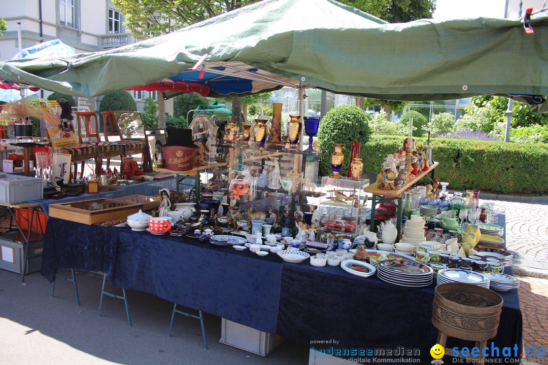 Flohmarkt Kreuzlingen und Konstanz am Bodensee, 10.06.2018