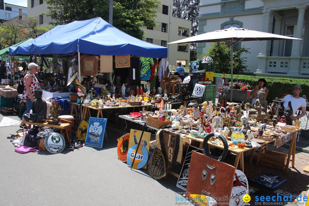 Flohmarkt Kreuzlingen und Konstanz am Bodensee, 10.06.2018