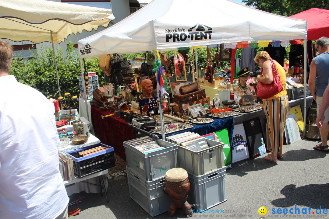 Flohmarkt Kreuzlingen und Konstanz am Bodensee, 10.06.2018