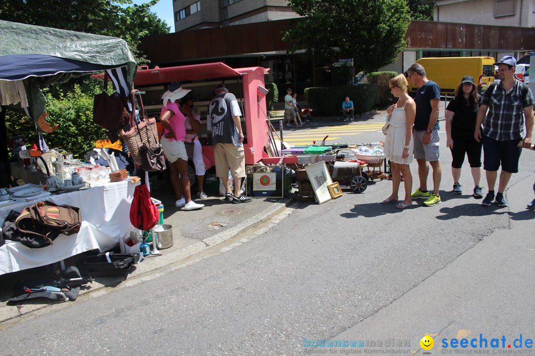 Flohmarkt Kreuzlingen und Konstanz am Bodensee, 10.06.2018