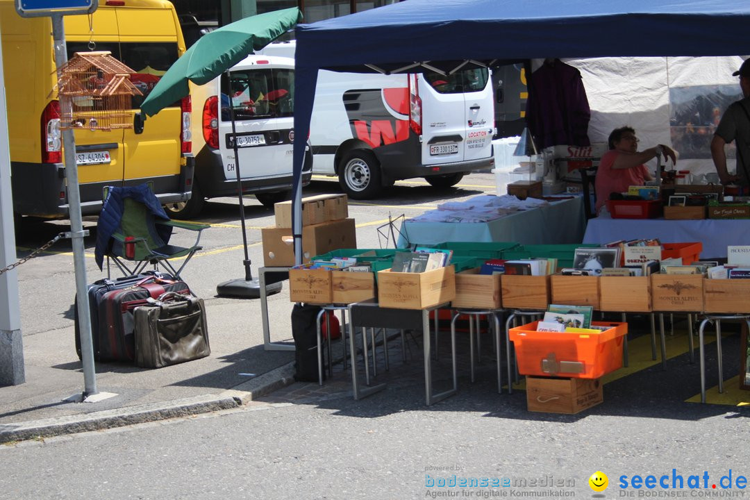 Flohmarkt Kreuzlingen und Konstanz am Bodensee, 10.06.2018