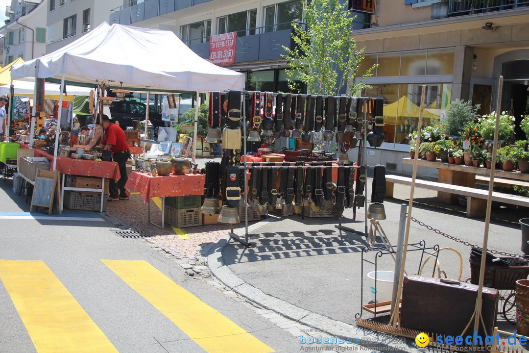 Flohmarkt Kreuzlingen und Konstanz am Bodensee, 10.06.2018