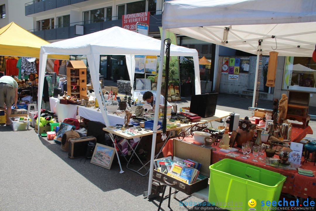 Flohmarkt Kreuzlingen und Konstanz am Bodensee, 10.06.2018