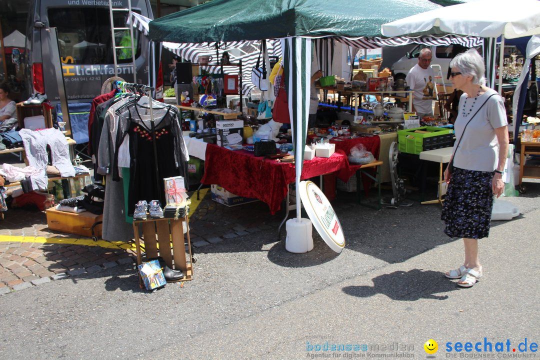 Flohmarkt Kreuzlingen und Konstanz am Bodensee, 10.06.2018