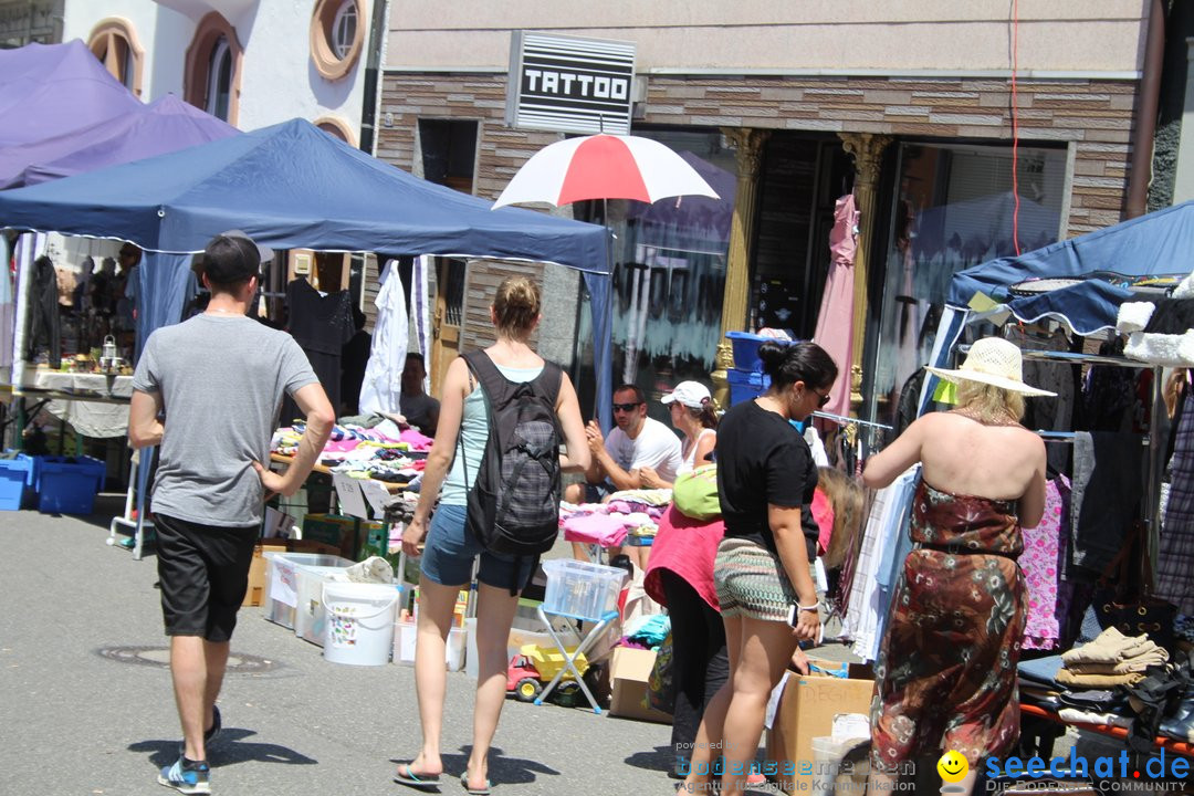 Flohmarkt Kreuzlingen und Konstanz am Bodensee, 10.06.2018