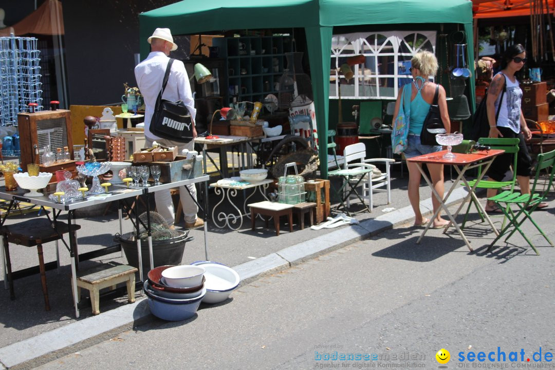 Flohmarkt Kreuzlingen und Konstanz am Bodensee, 10.06.2018