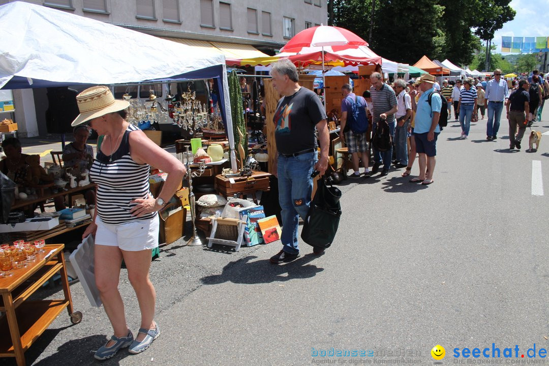 Flohmarkt Kreuzlingen und Konstanz am Bodensee, 10.06.2018