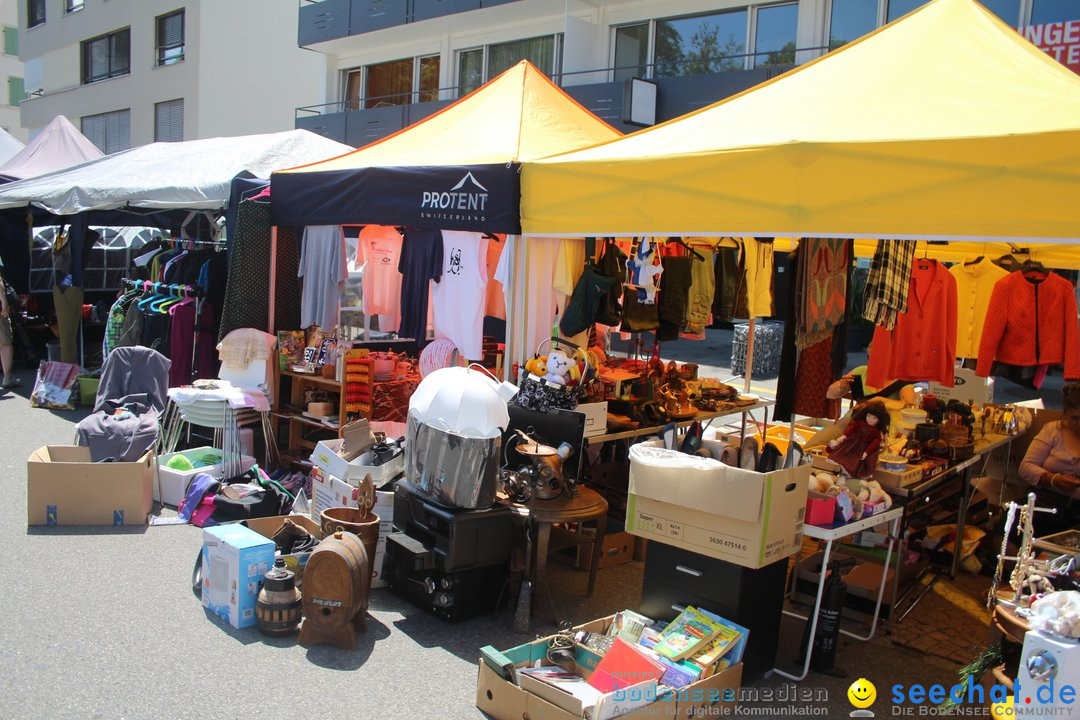 Flohmarkt Kreuzlingen und Konstanz am Bodensee, 10.06.2018