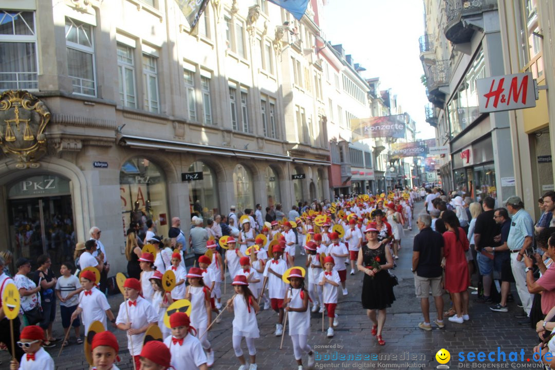 Kinderfest mit 30.000 Besuchern: St. Gallen, 20.06.2018