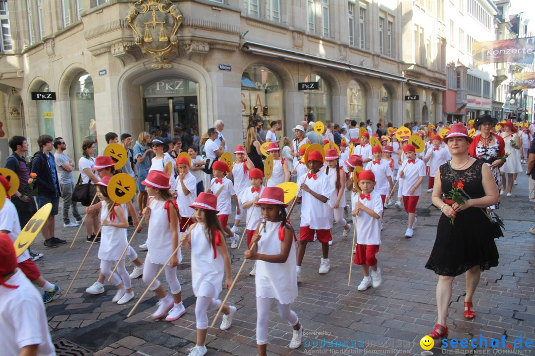 Kinderfest mit 30.000 Besuchern: St. Gallen, 20.06.2018