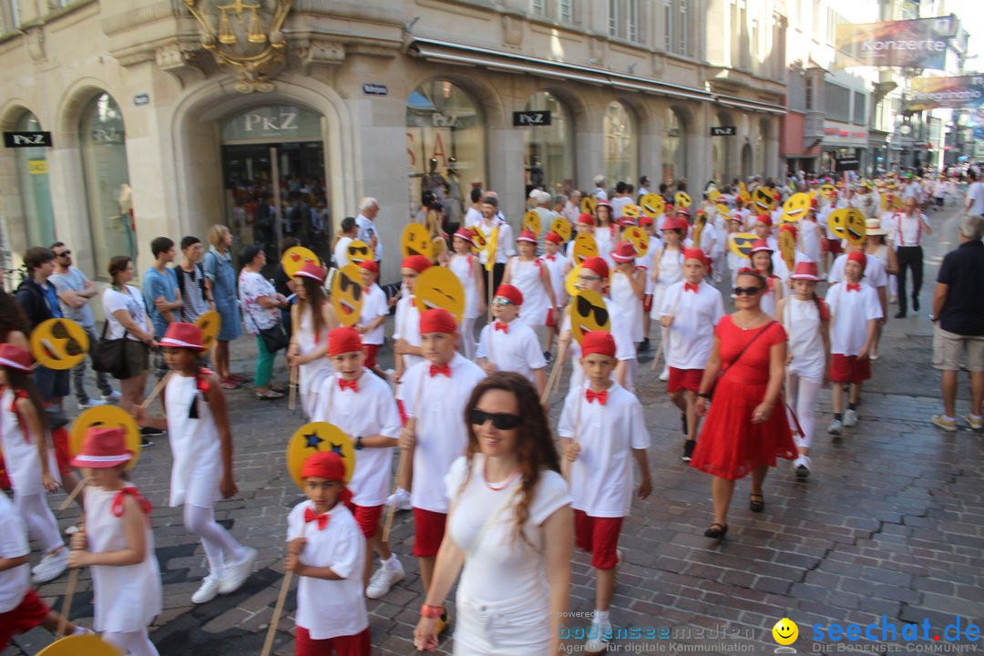 Kinderfest mit 30.000 Besuchern: St. Gallen, 20.06.2018