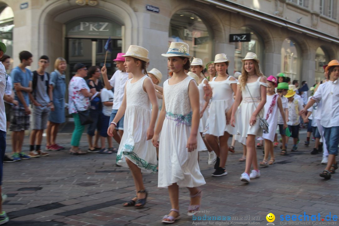 Kinderfest mit 30.000 Besuchern: St. Gallen, 20.06.2018