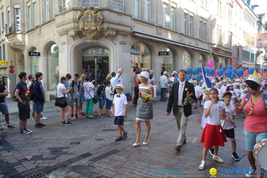 Kinderfest mit 30.000 Besuchern: St. Gallen, 20.06.2018