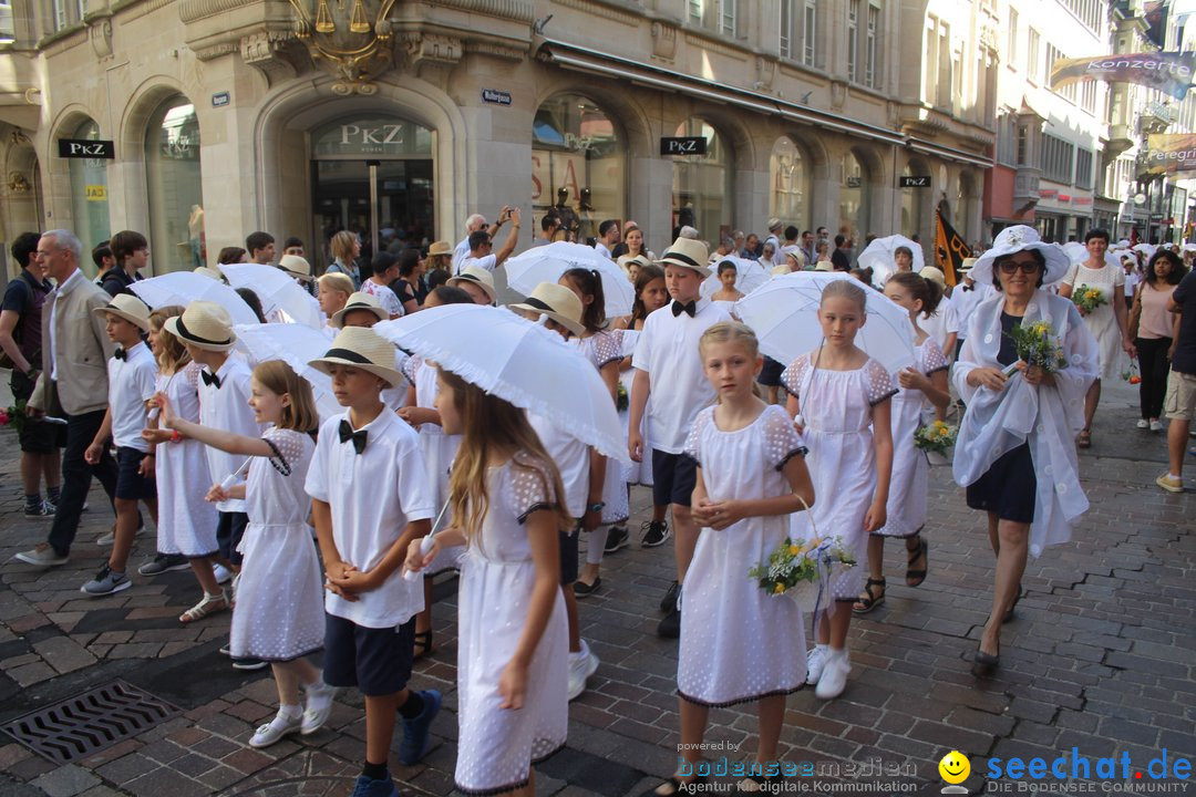 Kinderfest mit 30.000 Besuchern: St. Gallen, 20.06.2018