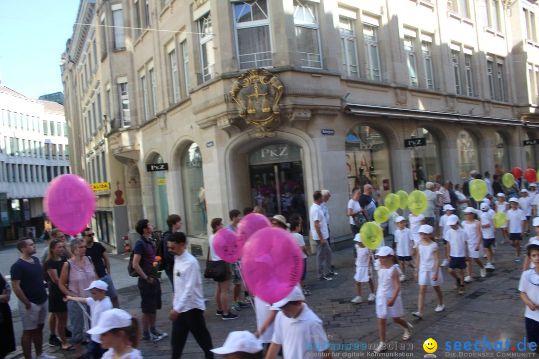 Kinderfest mit 30.000 Besuchern: St. Gallen, 20.06.2018