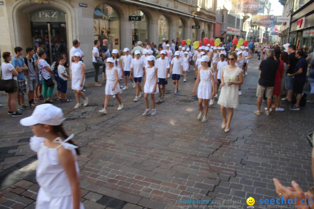 Kinderfest mit 30.000 Besuchern: St. Gallen, 20.06.2018