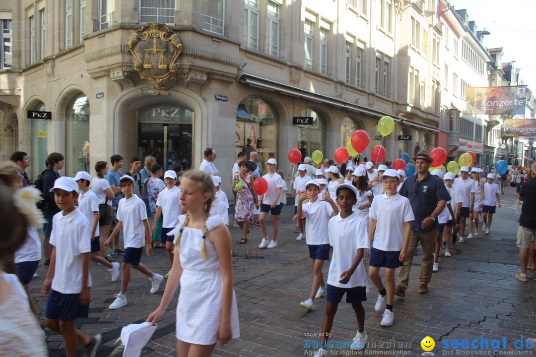 Kinderfest mit 30.000 Besuchern: St. Gallen, 20.06.2018