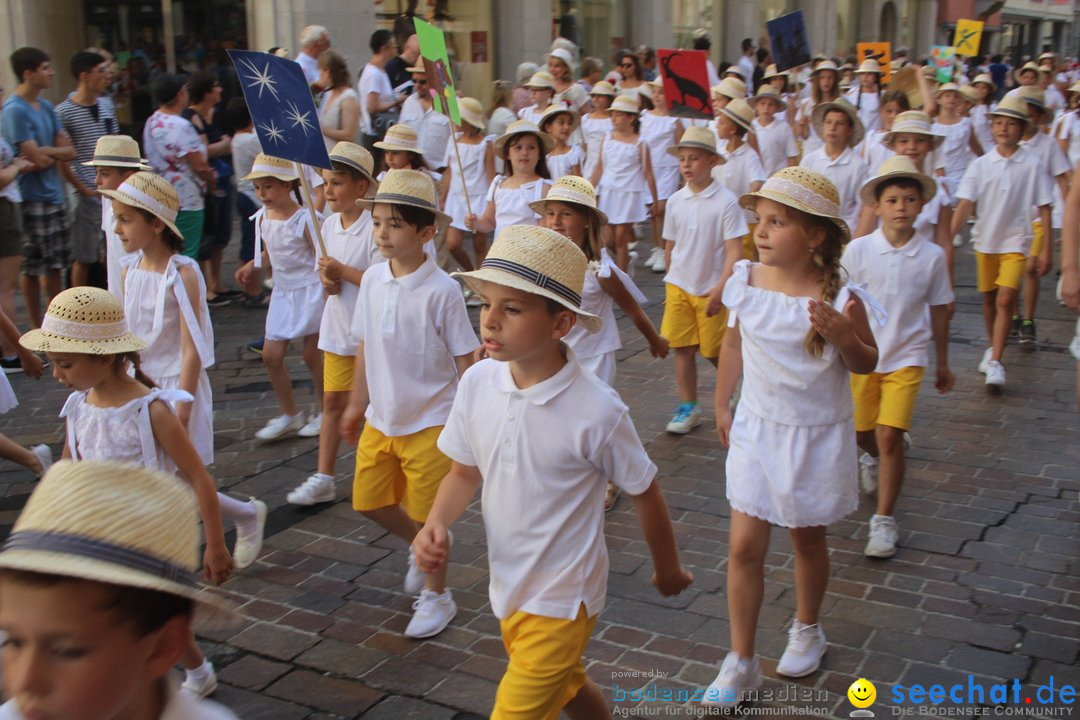 Kinderfest mit 30.000 Besuchern: St. Gallen, 20.06.2018