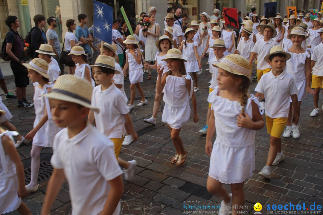 Kinderfest mit 30.000 Besuchern: St. Gallen, 20.06.2018