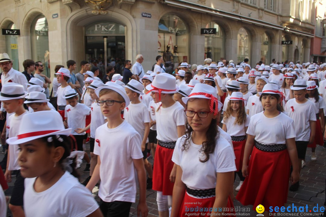 Kinderfest mit 30.000 Besuchern: St. Gallen, 20.06.2018