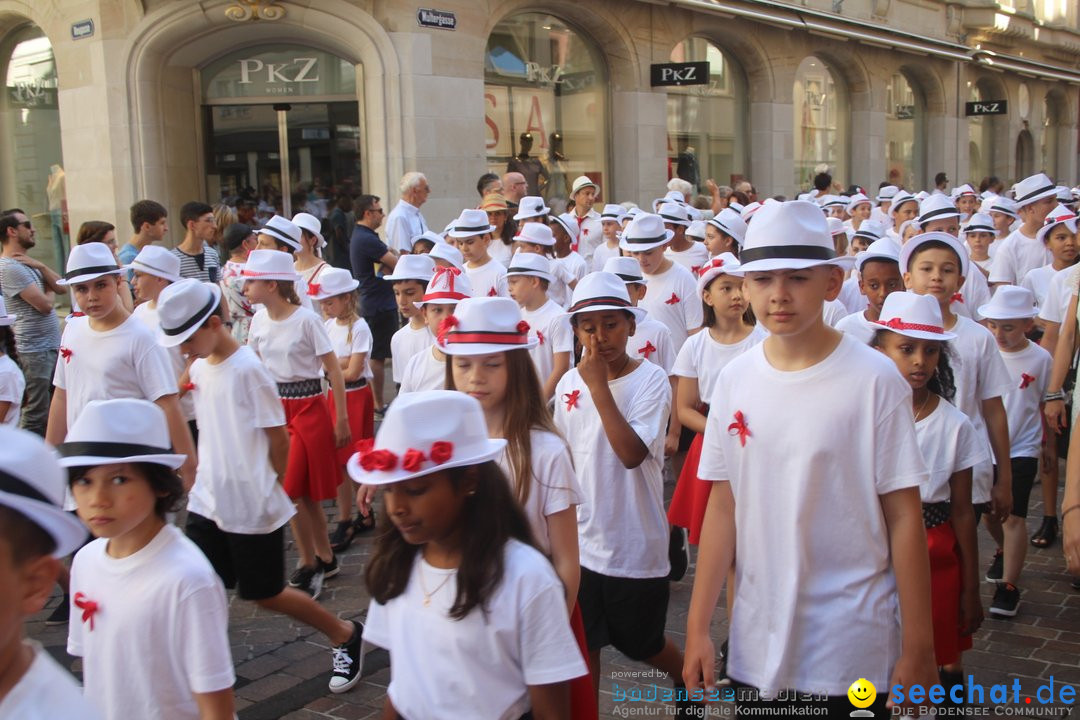 Kinderfest mit 30.000 Besuchern: St. Gallen, 20.06.2018