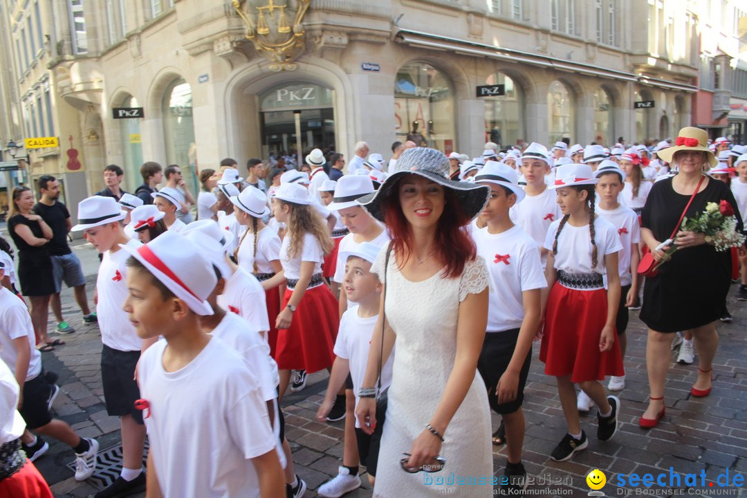 Kinderfest mit 30.000 Besuchern: St. Gallen, 20.06.2018