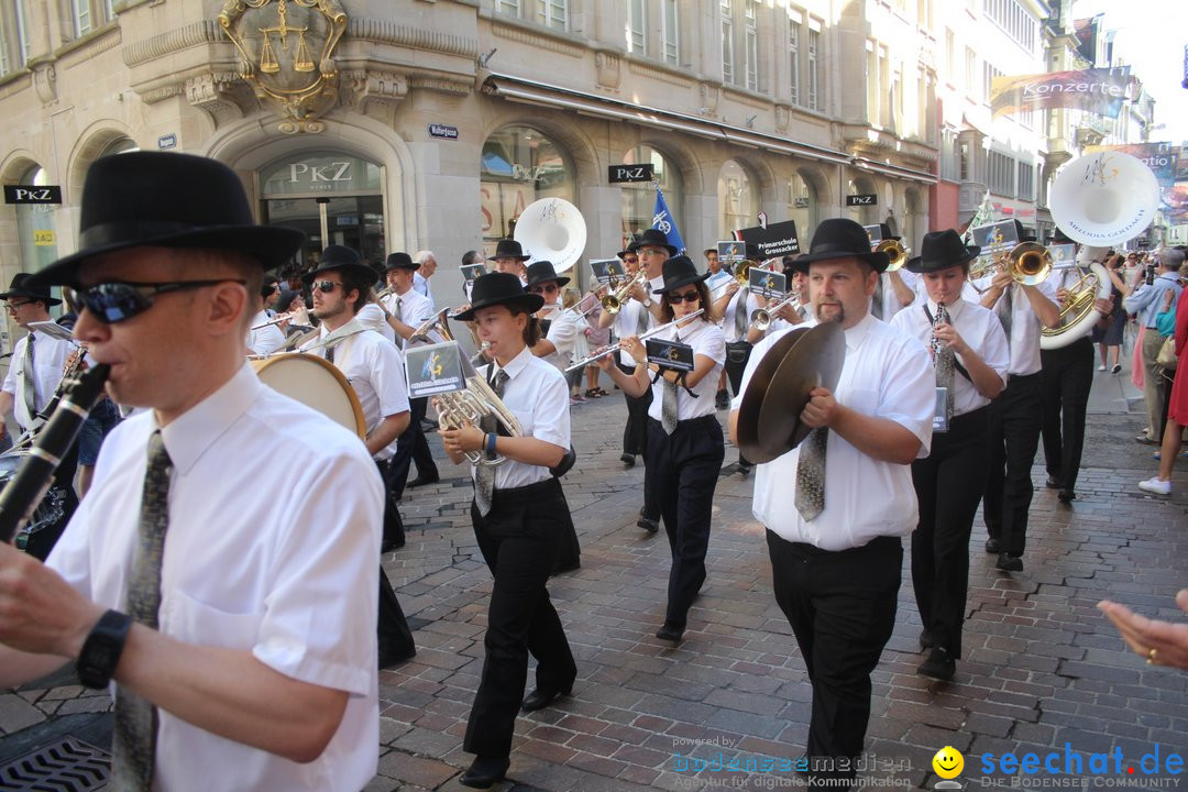 Kinderfest mit 30.000 Besuchern: St. Gallen, 20.06.2018