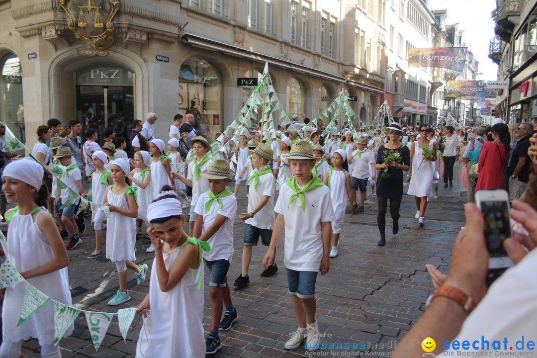 Kinderfest mit 30.000 Besuchern: St. Gallen, 20.06.2018