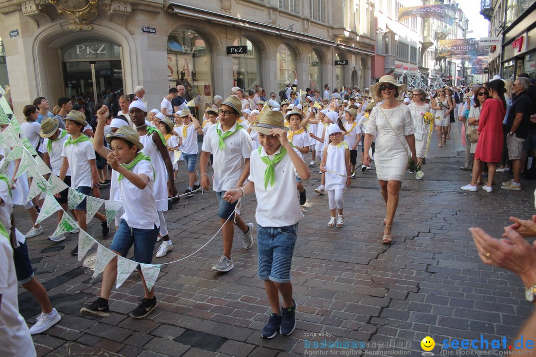 Kinderfest mit 30.000 Besuchern: St. Gallen, 20.06.2018