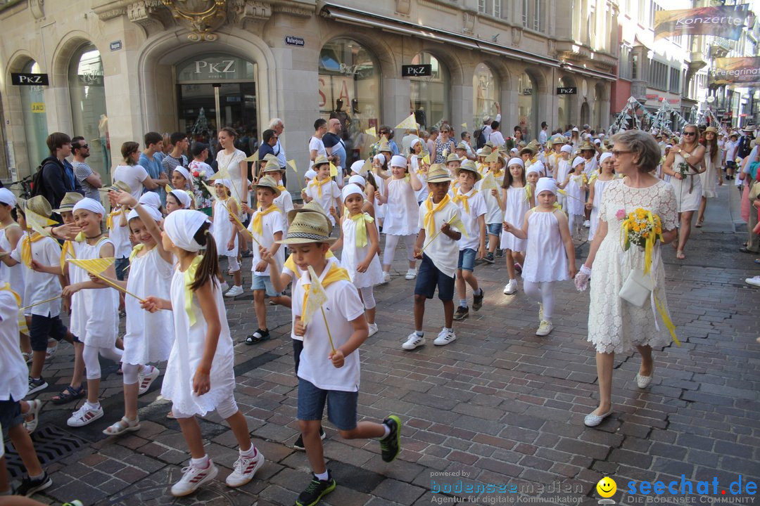 Kinderfest mit 30.000 Besuchern: St. Gallen, 20.06.2018