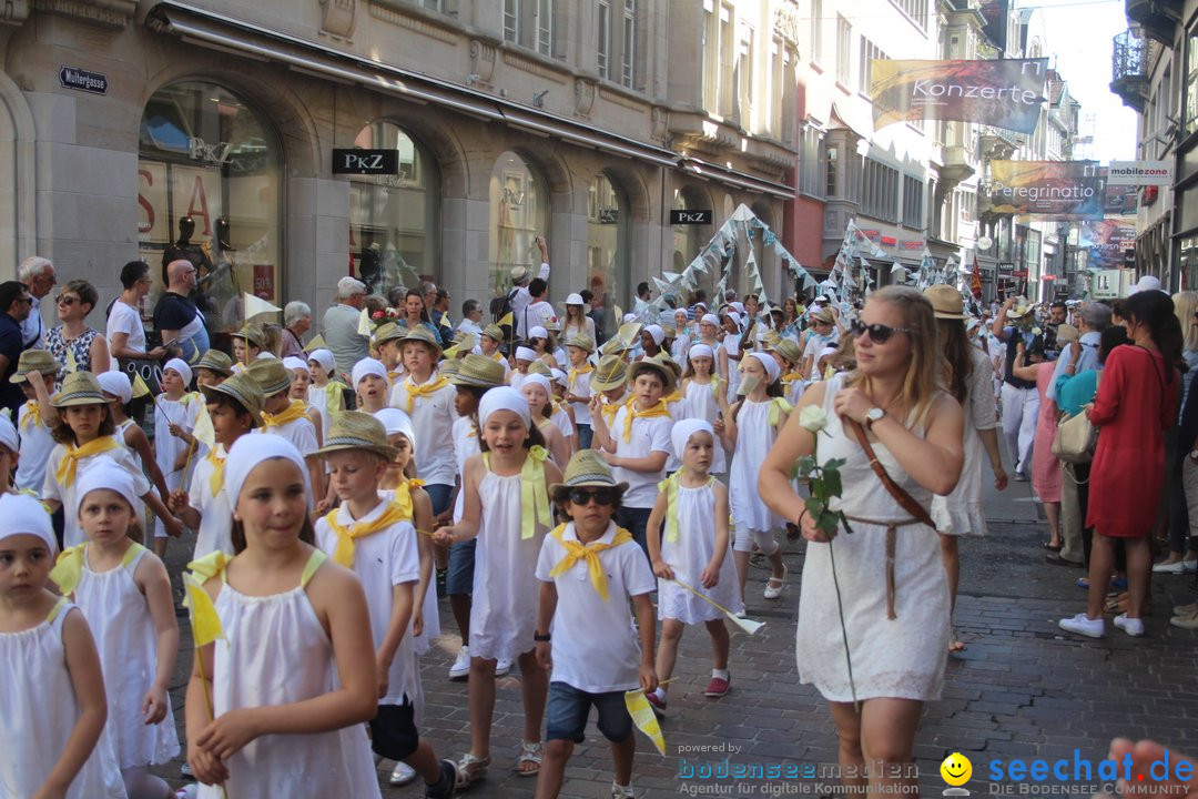 Kinderfest mit 30.000 Besuchern: St. Gallen, 20.06.2018