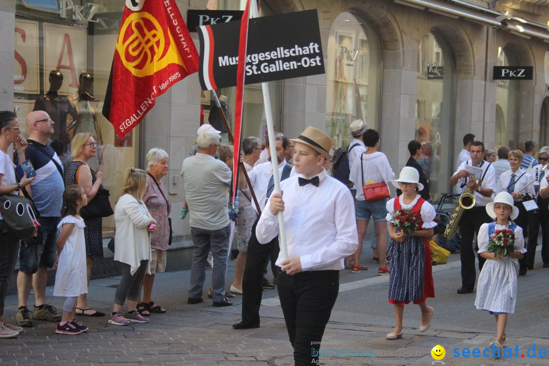 Kinderfest mit 30.000 Besuchern: St. Gallen, 20.06.2018