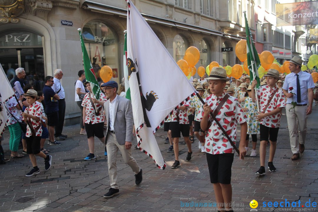 Kinderfest mit 30.000 Besuchern: St. Gallen, 20.06.2018