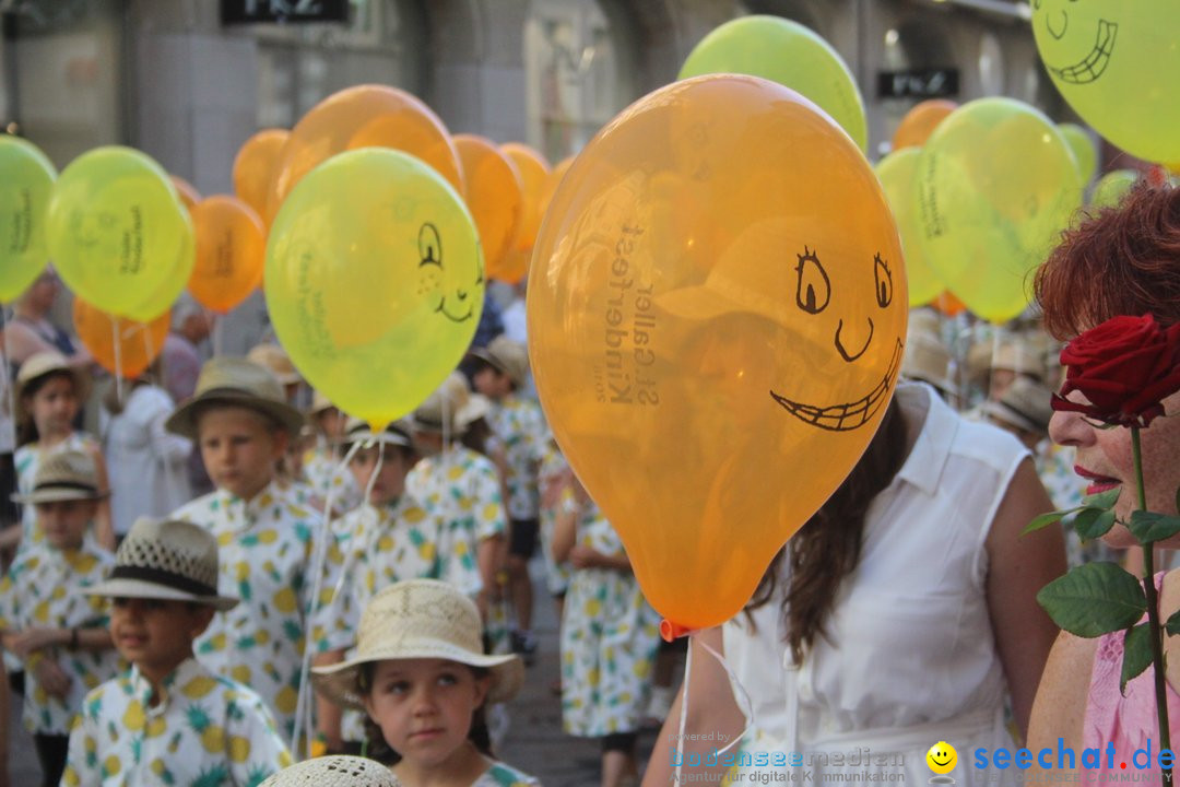 Kinderfest mit 30.000 Besuchern: St. Gallen, 20.06.2018