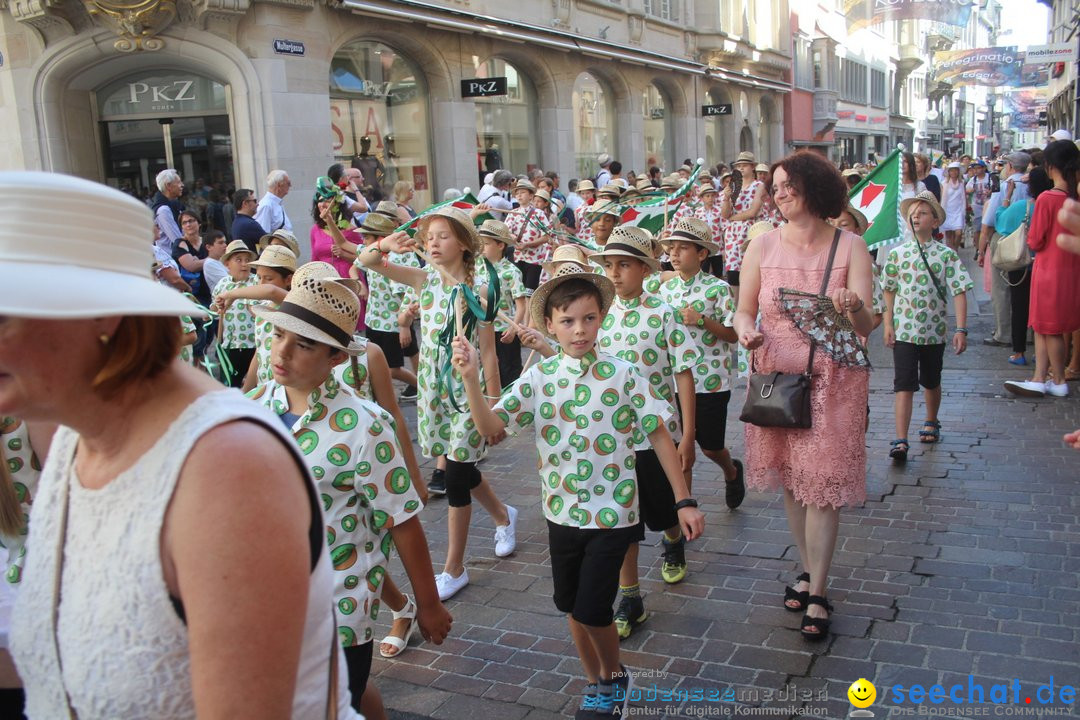 Kinderfest mit 30.000 Besuchern: St. Gallen, 20.06.2018