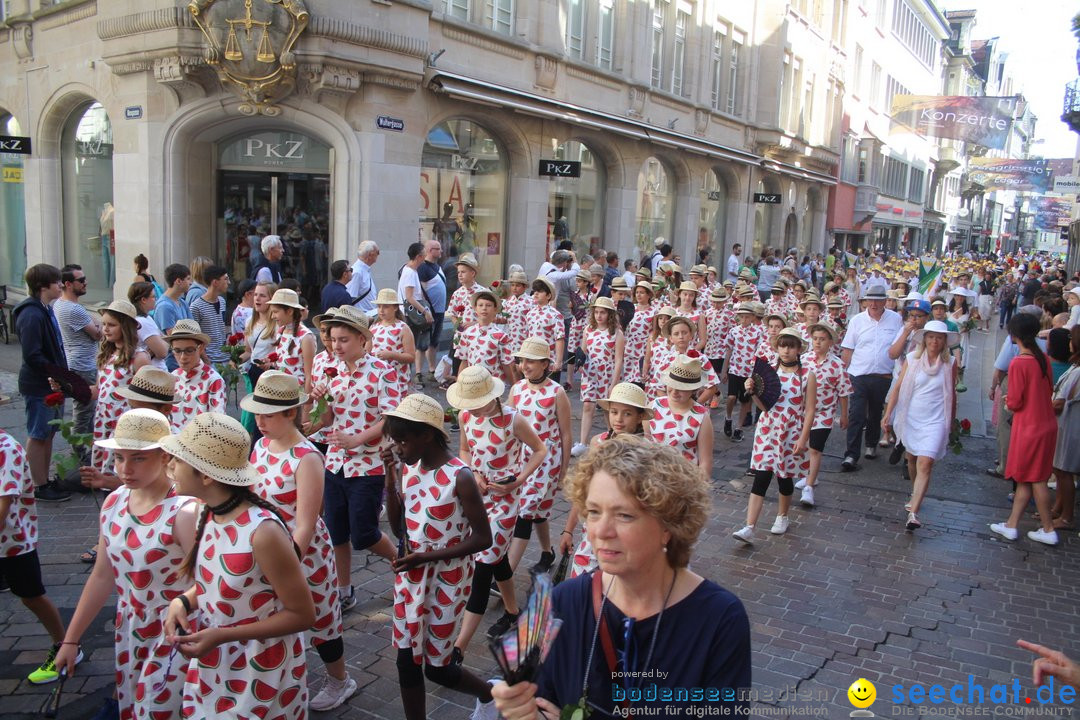 Kinderfest mit 30.000 Besuchern: St. Gallen, 20.06.2018