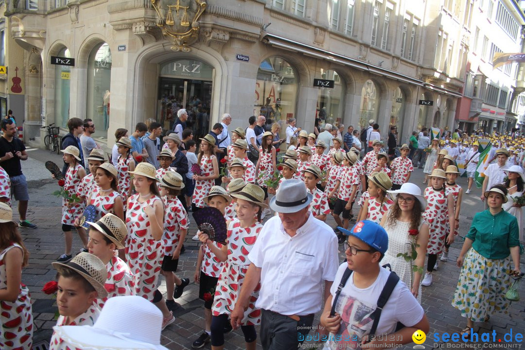 Kinderfest mit 30.000 Besuchern: St. Gallen, 20.06.2018