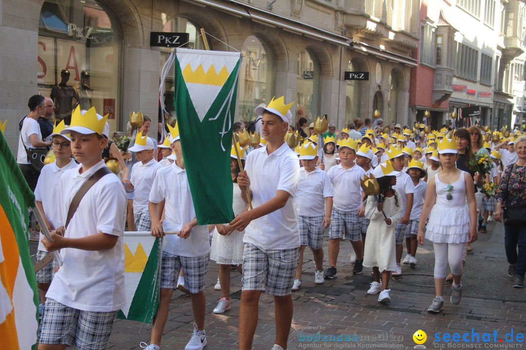 Kinderfest mit 30.000 Besuchern: St. Gallen, 20.06.2018