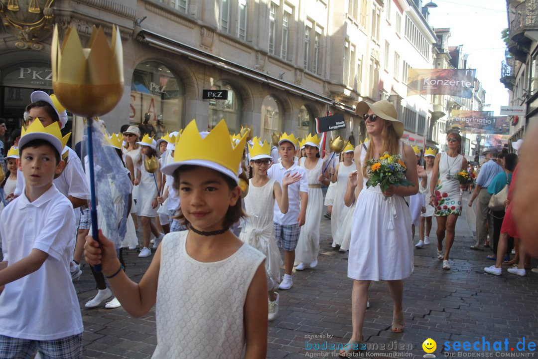 Kinderfest mit 30.000 Besuchern: St. Gallen, 20.06.2018