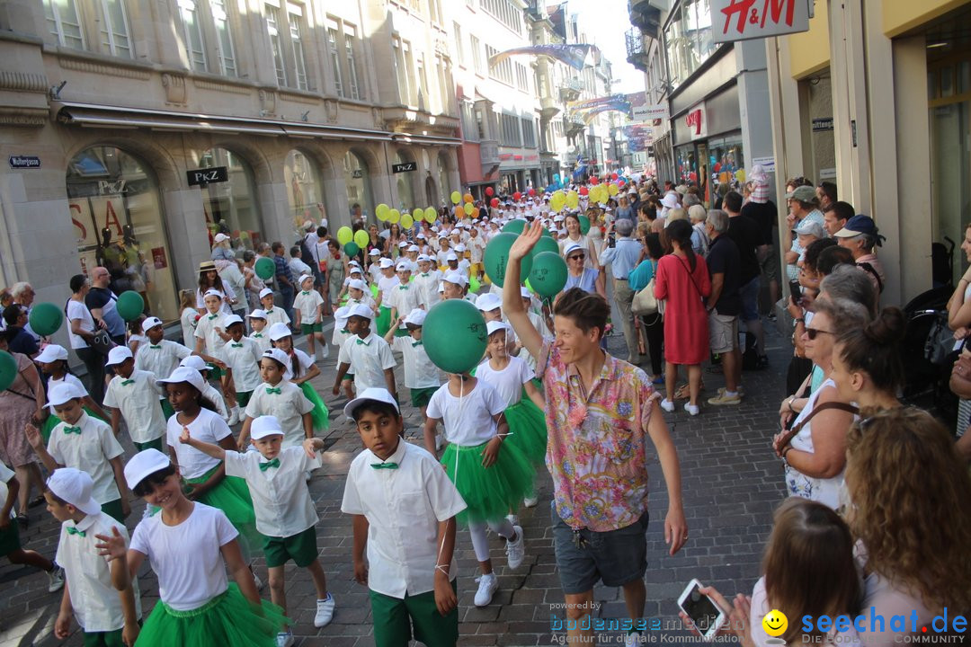 Kinderfest mit 30.000 Besuchern: St. Gallen, 20.06.2018