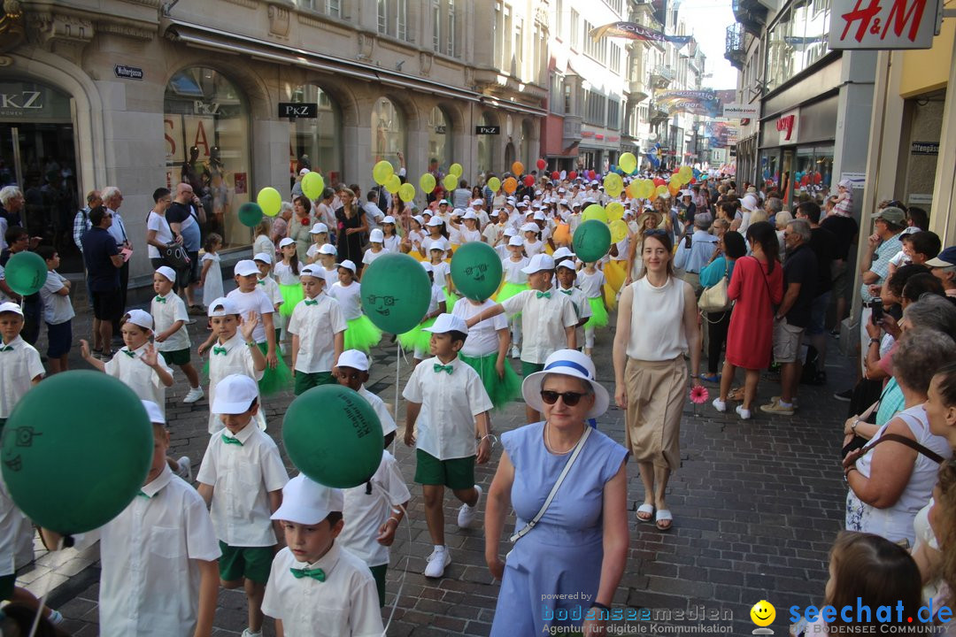 Kinderfest mit 30.000 Besuchern: St. Gallen, 20.06.2018