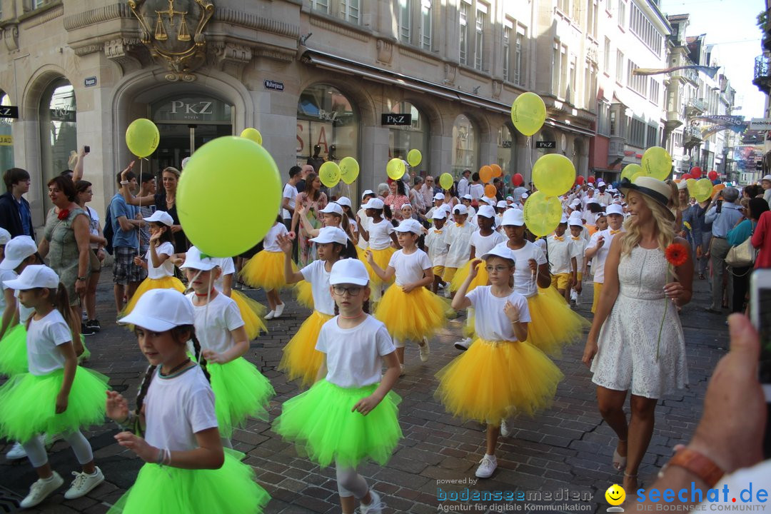 Kinderfest mit 30.000 Besuchern: St. Gallen, 20.06.2018