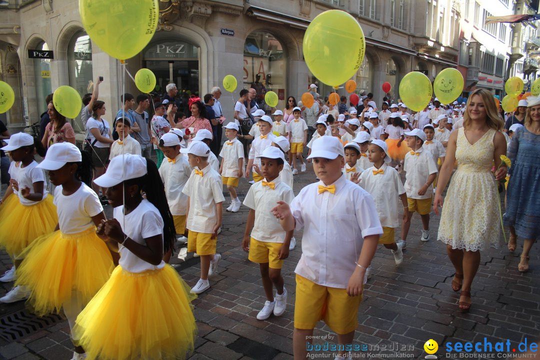 Kinderfest mit 30.000 Besuchern: St. Gallen, 20.06.2018