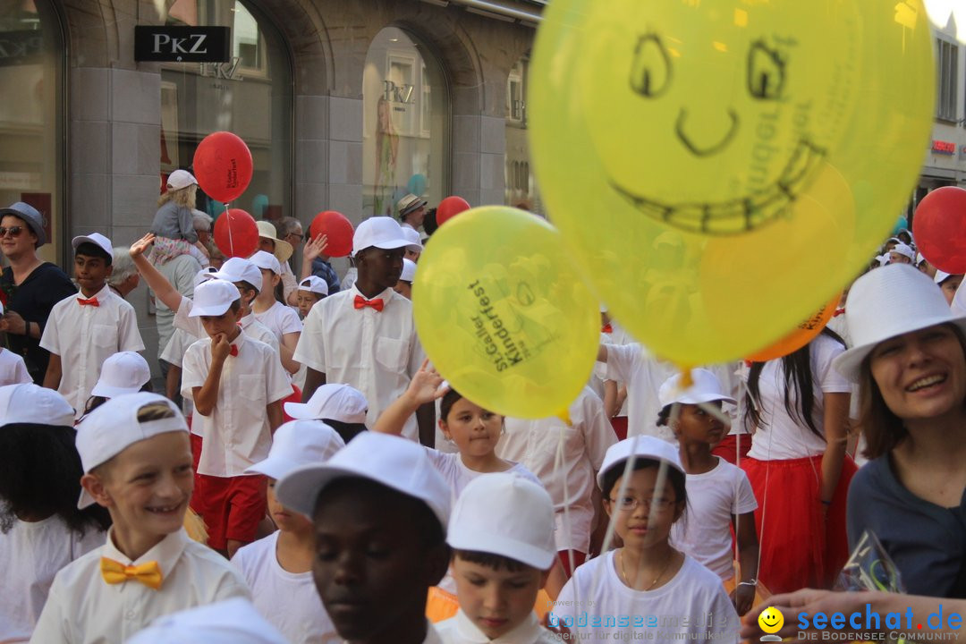 Kinderfest mit 30.000 Besuchern: St. Gallen, 20.06.2018