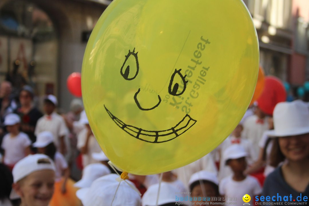 Kinderfest mit 30.000 Besuchern: St. Gallen, 20.06.2018