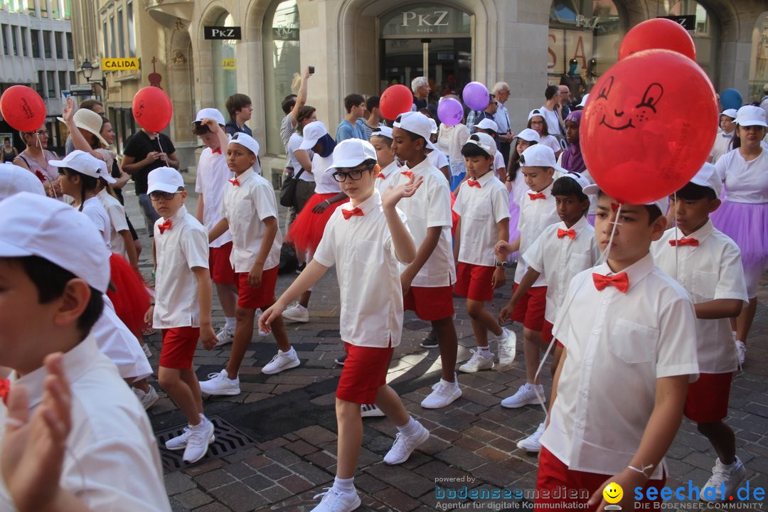 Kinderfest mit 30.000 Besuchern: St. Gallen, 20.06.2018