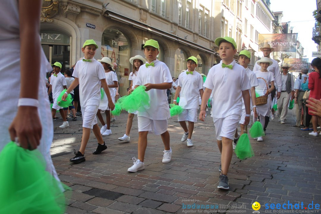 Kinderfest mit 30.000 Besuchern: St. Gallen, 20.06.2018