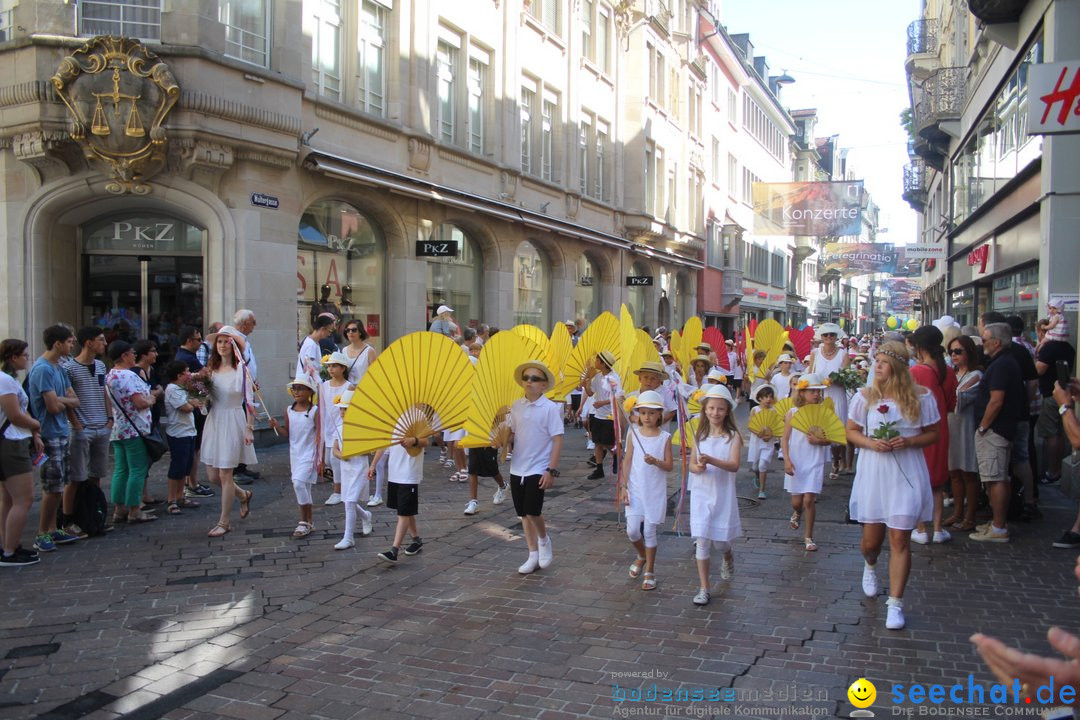 Kinderfest mit 30.000 Besuchern: St. Gallen, 20.06.2018